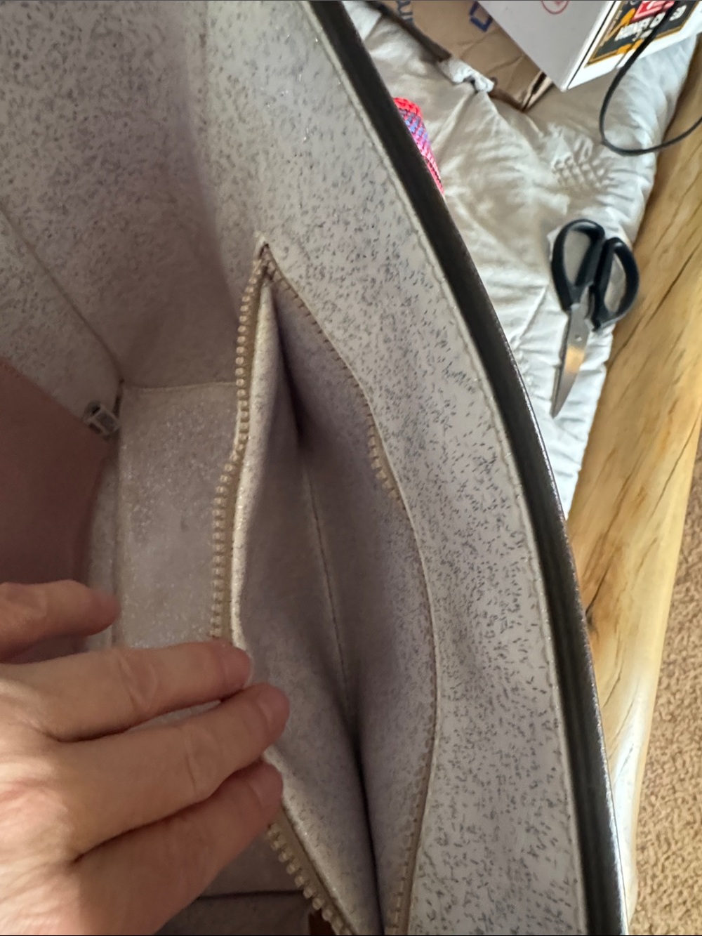 Consuela Sophie Tote with Striped Handles and blue sides waterproof!! - Picture 8 of 9